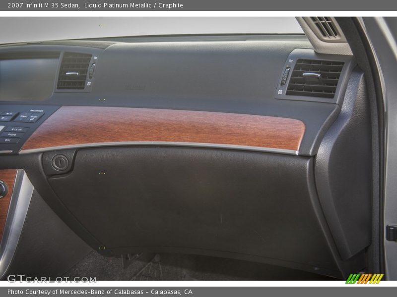 Liquid Platinum Metallic / Graphite 2007 Infiniti M 35 Sedan