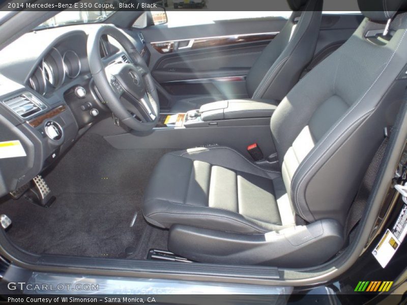 Black / Black 2014 Mercedes-Benz E 350 Coupe