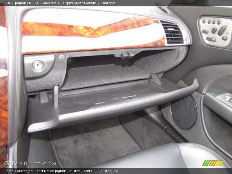 Liquid Silver Metallic / Charcoal 2007 Jaguar XK XK8 Convertible