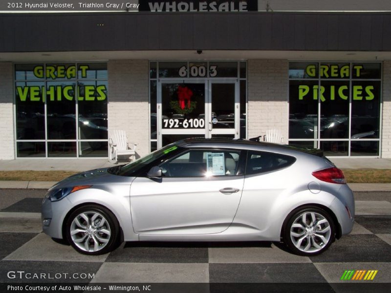 Triathlon Gray / Gray 2012 Hyundai Veloster