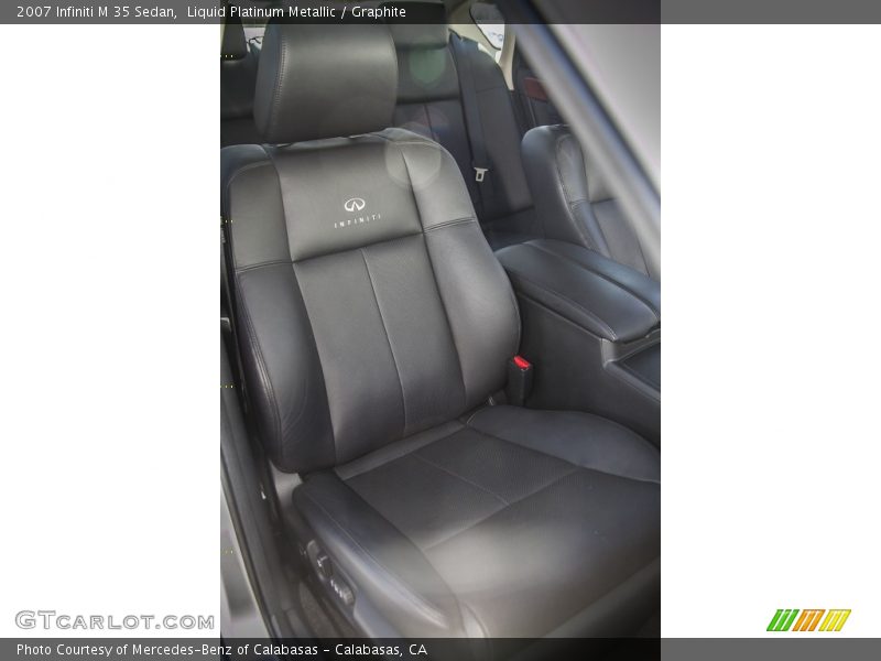 Liquid Platinum Metallic / Graphite 2007 Infiniti M 35 Sedan