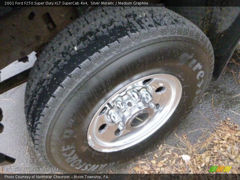 Silver Metallic / Medium Graphite 2001 Ford F250 Super Duty XLT SuperCab 4x4