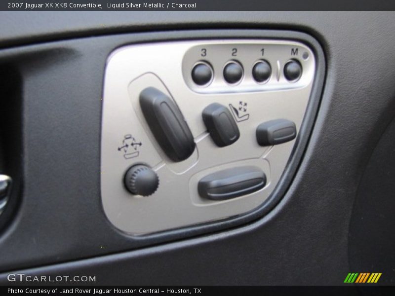 Liquid Silver Metallic / Charcoal 2007 Jaguar XK XK8 Convertible
