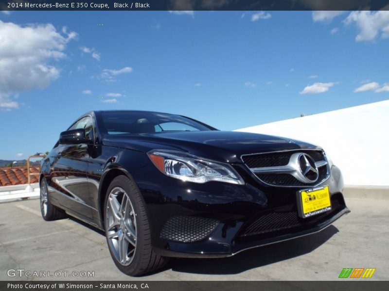Black / Black 2014 Mercedes-Benz E 350 Coupe