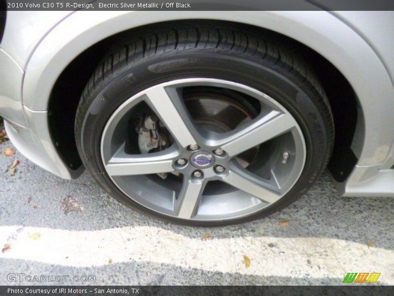 Electric Silver Metallic / Off Black 2010 Volvo C30 T5 R-Design