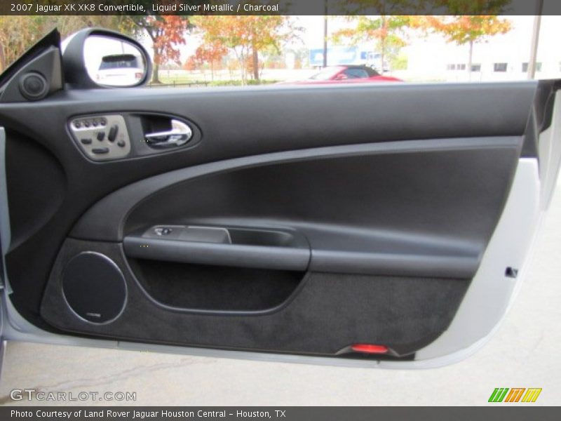 Liquid Silver Metallic / Charcoal 2007 Jaguar XK XK8 Convertible