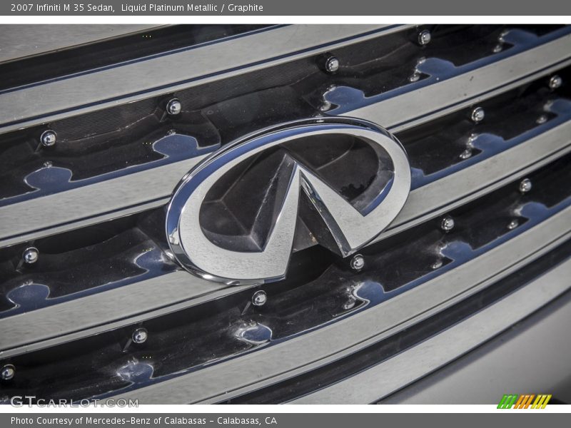 Liquid Platinum Metallic / Graphite 2007 Infiniti M 35 Sedan
