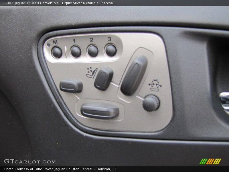 Liquid Silver Metallic / Charcoal 2007 Jaguar XK XK8 Convertible