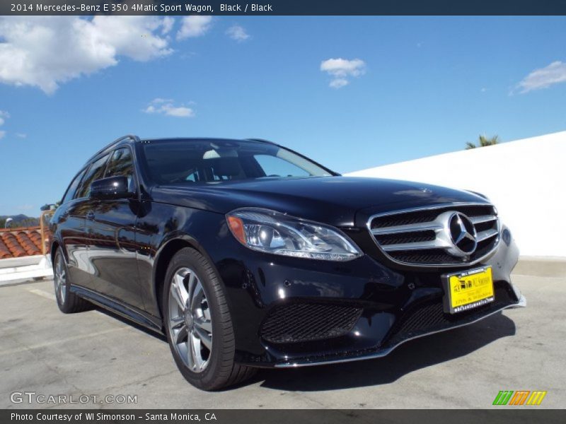 Black / Black 2014 Mercedes-Benz E 350 4Matic Sport Wagon