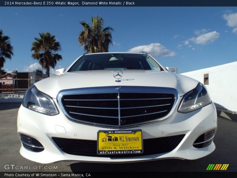 Diamond White Metallic / Black 2014 Mercedes-Benz E 350 4Matic Wagon
