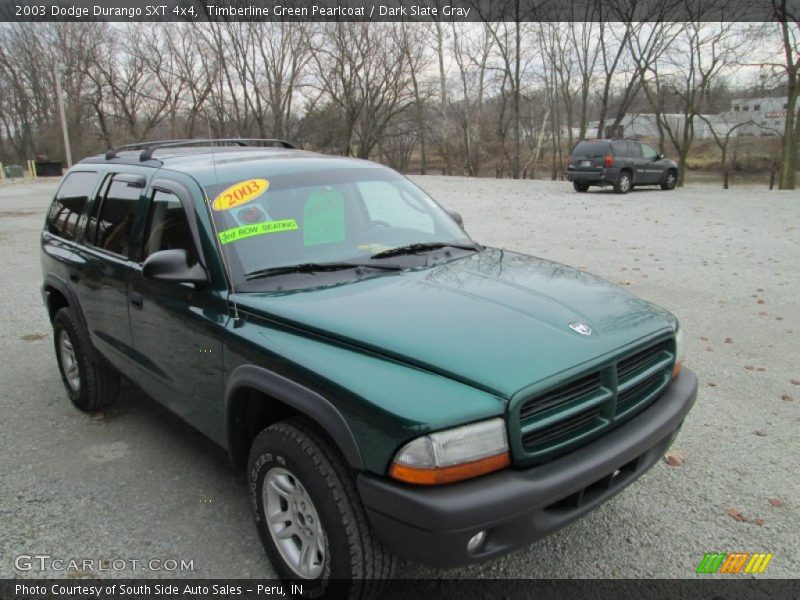 Timberline Green Pearlcoat / Dark Slate Gray 2003 Dodge Durango SXT 4x4