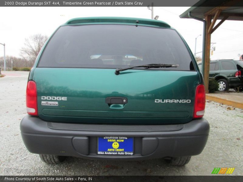 Timberline Green Pearlcoat / Dark Slate Gray 2003 Dodge Durango SXT 4x4
