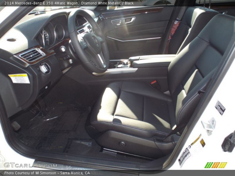Diamond White Metallic / Black 2014 Mercedes-Benz E 350 4Matic Wagon