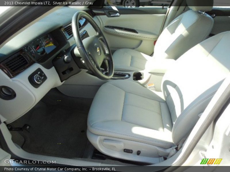 Silver Ice Metallic / Gray 2013 Chevrolet Impala LTZ