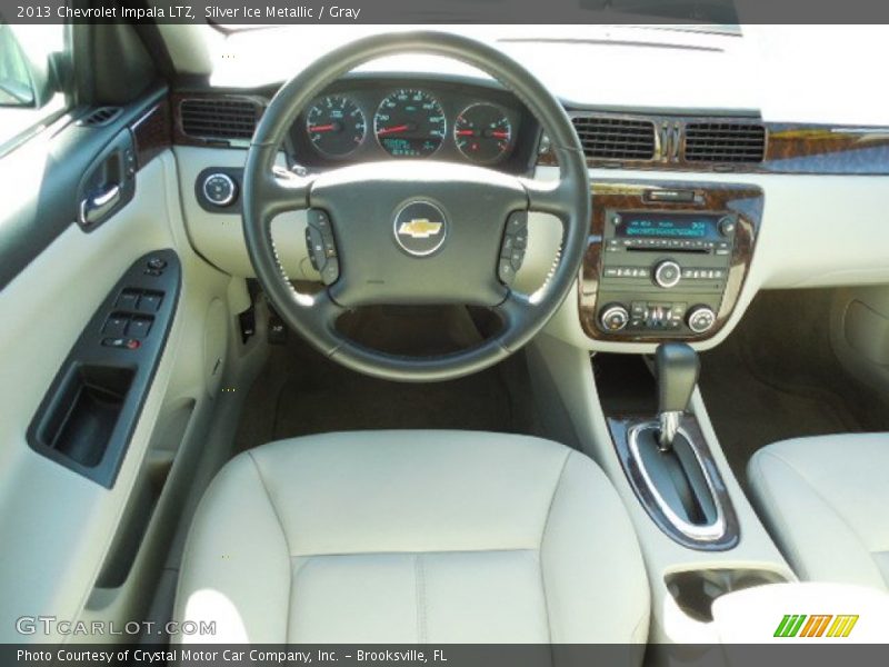 Silver Ice Metallic / Gray 2013 Chevrolet Impala LTZ