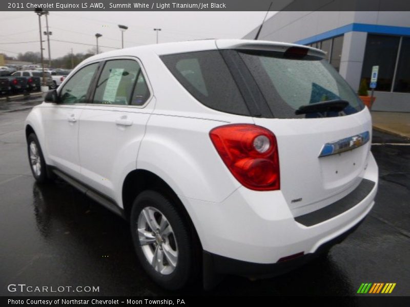 Summit White / Light Titanium/Jet Black 2011 Chevrolet Equinox LS AWD