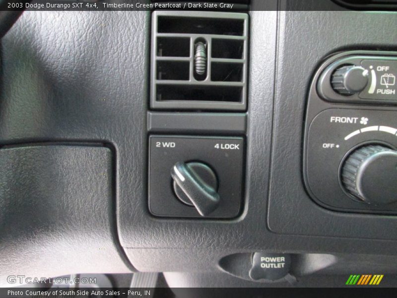 Controls of 2003 Durango SXT 4x4