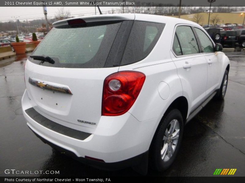 Summit White / Light Titanium/Jet Black 2011 Chevrolet Equinox LS AWD
