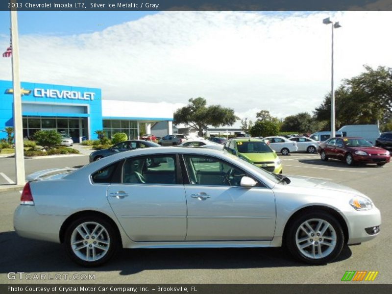Silver Ice Metallic / Gray 2013 Chevrolet Impala LTZ