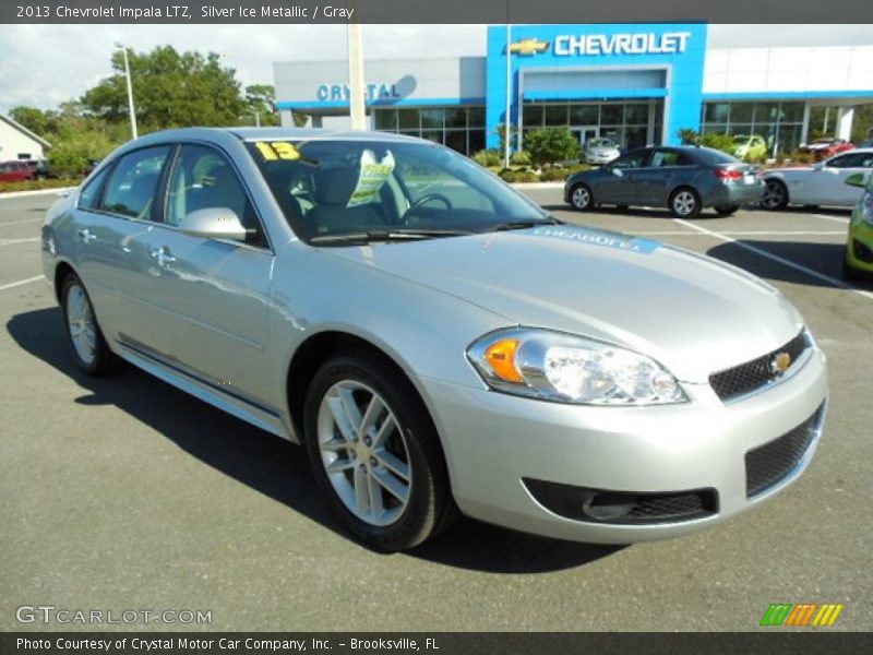 Silver Ice Metallic / Gray 2013 Chevrolet Impala LTZ