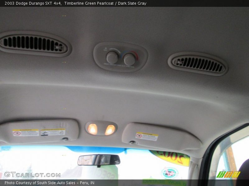Timberline Green Pearlcoat / Dark Slate Gray 2003 Dodge Durango SXT 4x4