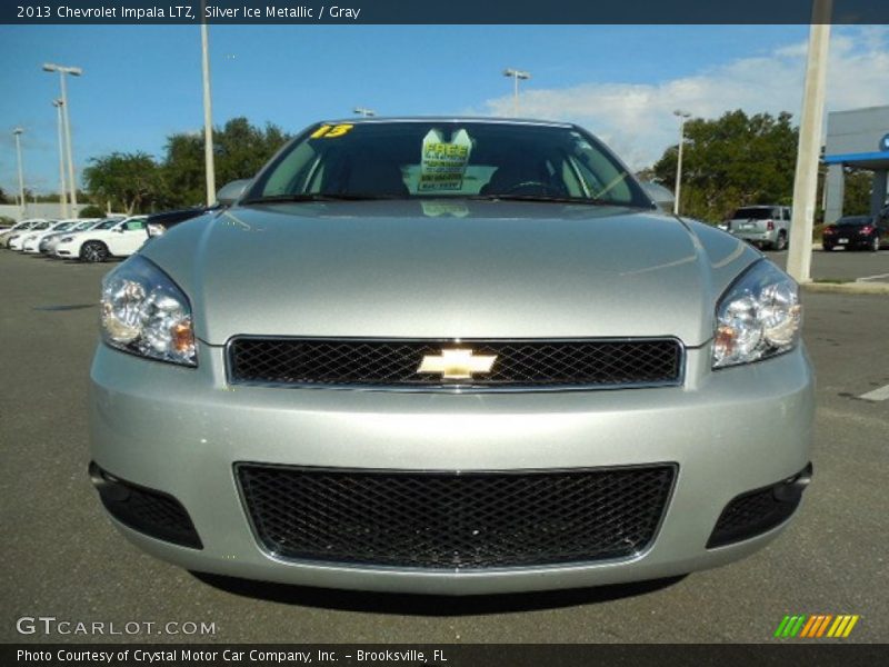 Silver Ice Metallic / Gray 2013 Chevrolet Impala LTZ