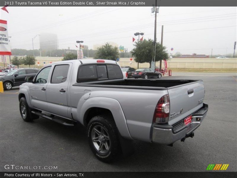 Silver Streak Mica / Graphite 2013 Toyota Tacoma V6 Texas Edition Double Cab