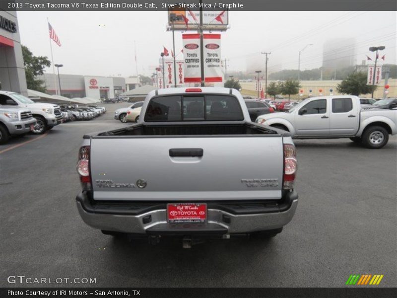 Silver Streak Mica / Graphite 2013 Toyota Tacoma V6 Texas Edition Double Cab
