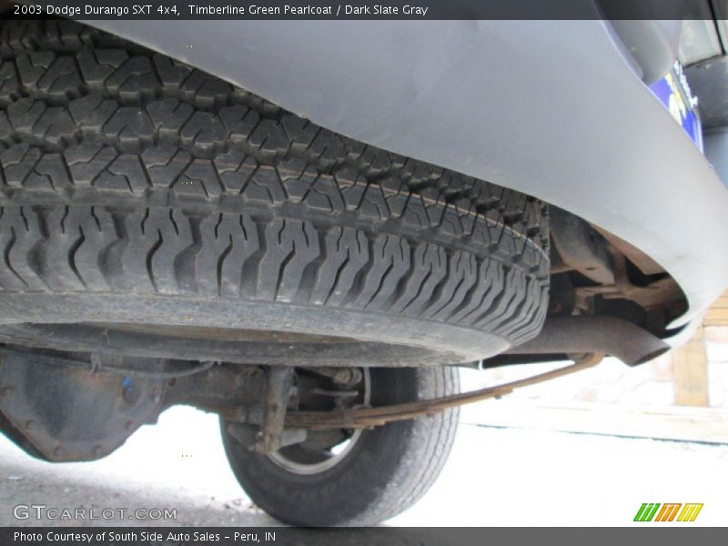 Timberline Green Pearlcoat / Dark Slate Gray 2003 Dodge Durango SXT 4x4