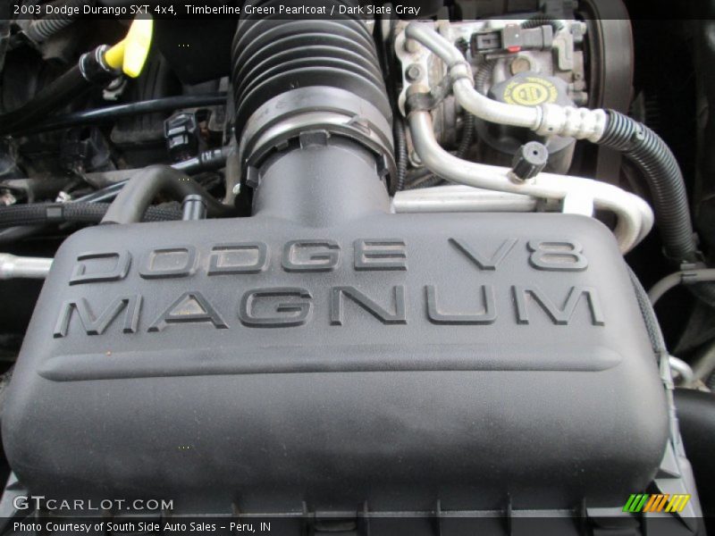 Timberline Green Pearlcoat / Dark Slate Gray 2003 Dodge Durango SXT 4x4