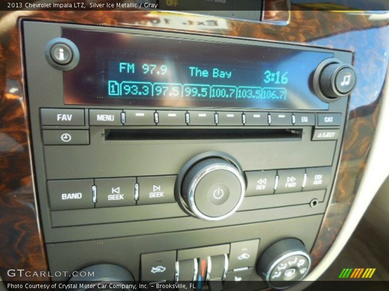 Silver Ice Metallic / Gray 2013 Chevrolet Impala LTZ
