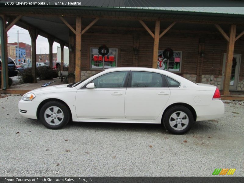 White / Neutral 2009 Chevrolet Impala LT