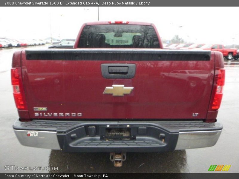 Deep Ruby Metallic / Ebony 2008 Chevrolet Silverado 1500 LT Extended Cab 4x4