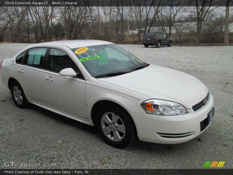 White / Neutral 2009 Chevrolet Impala LT