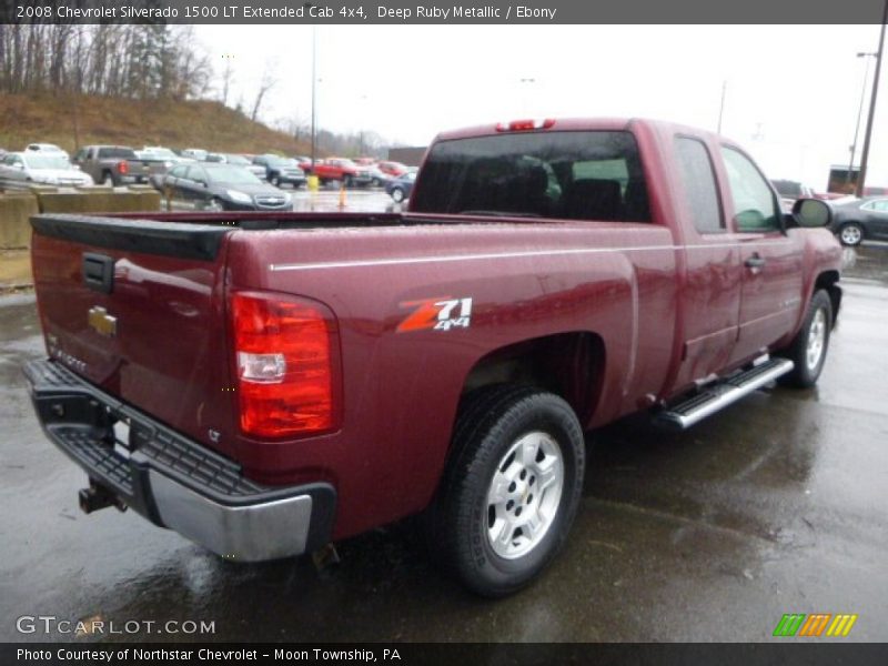 Deep Ruby Metallic / Ebony 2008 Chevrolet Silverado 1500 LT Extended Cab 4x4