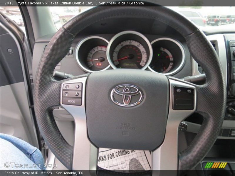 Silver Streak Mica / Graphite 2013 Toyota Tacoma V6 Texas Edition Double Cab