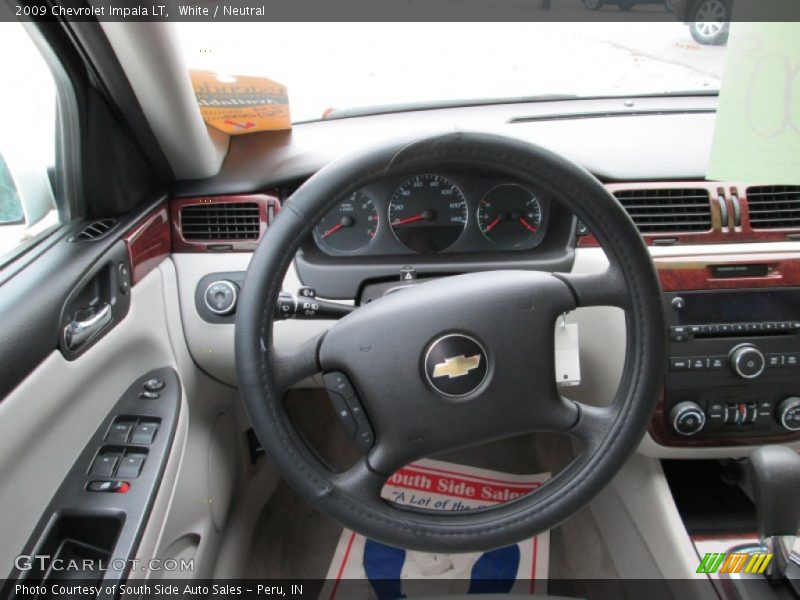 White / Neutral 2009 Chevrolet Impala LT