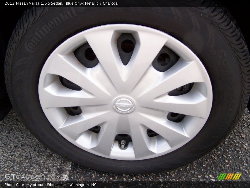 Blue Onyx Metallic / Charcoal 2012 Nissan Versa 1.6 S Sedan