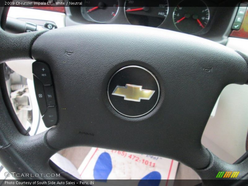 White / Neutral 2009 Chevrolet Impala LT