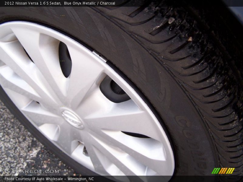 Blue Onyx Metallic / Charcoal 2012 Nissan Versa 1.6 S Sedan