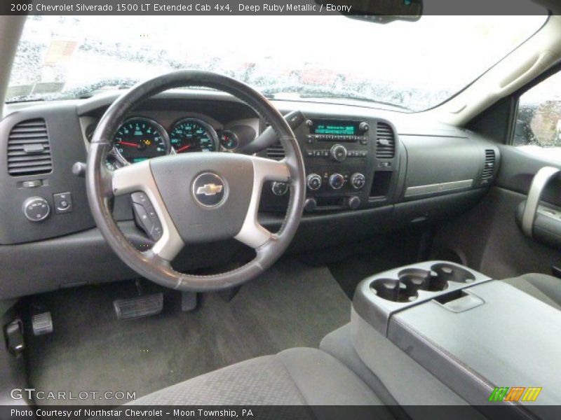 Deep Ruby Metallic / Ebony 2008 Chevrolet Silverado 1500 LT Extended Cab 4x4