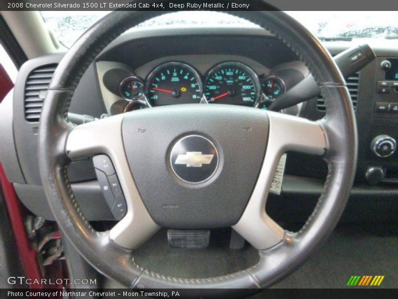 Deep Ruby Metallic / Ebony 2008 Chevrolet Silverado 1500 LT Extended Cab 4x4