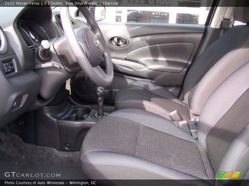 Blue Onyx Metallic / Charcoal 2012 Nissan Versa 1.6 S Sedan