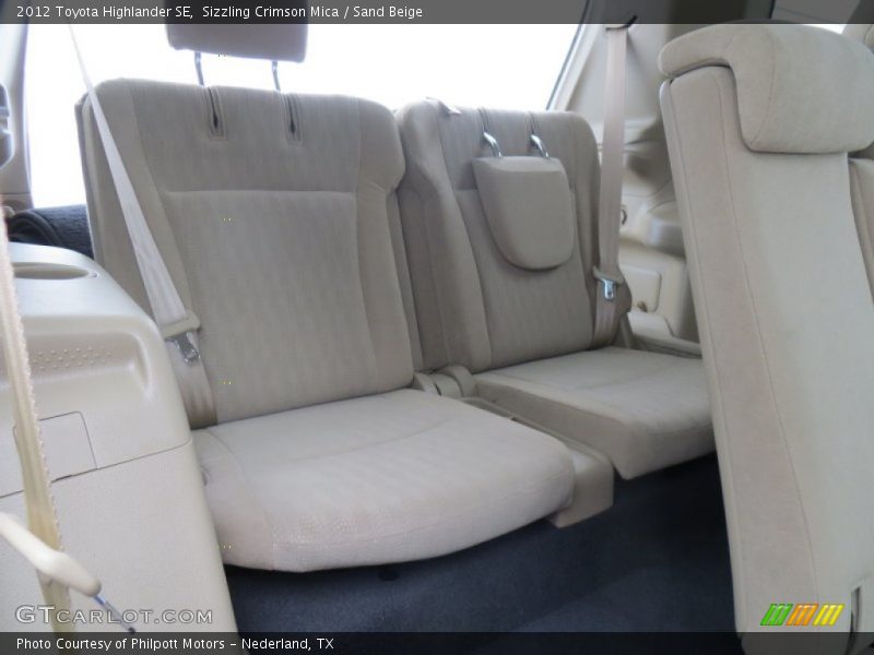 Sizzling Crimson Mica / Sand Beige 2012 Toyota Highlander SE