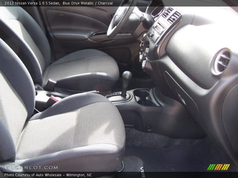 Blue Onyx Metallic / Charcoal 2012 Nissan Versa 1.6 S Sedan