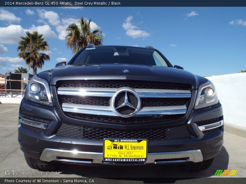 Steel Grey Metallic / Black 2014 Mercedes-Benz GL 450 4Matic