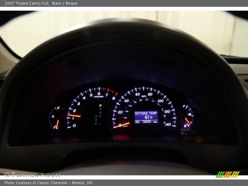 Black / Bisque 2007 Toyota Camry XLE