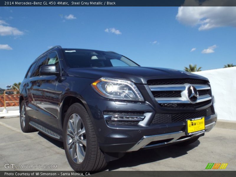 Steel Grey Metallic / Black 2014 Mercedes-Benz GL 450 4Matic