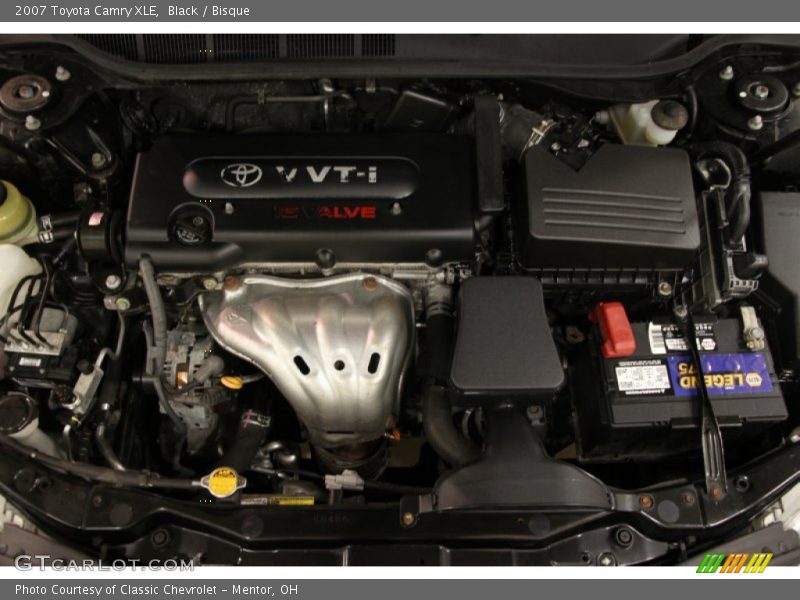 Black / Bisque 2007 Toyota Camry XLE