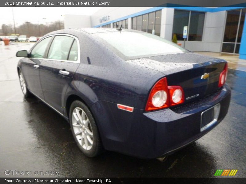 Imperial Blue Metallic / Ebony 2011 Chevrolet Malibu LTZ